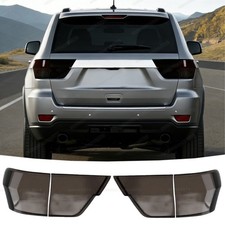 Smoked Black Tail Light Cover For 2011-2013 Jeep Grand Cherokee Rear Light Guard