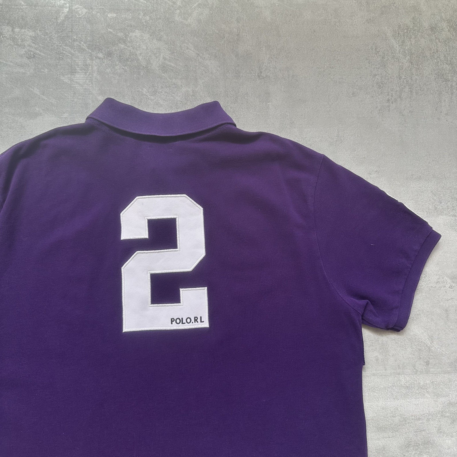 Polo Ralph Lauren Purple London City Polo Mens XL Chief Keef Style Rare Big Pony image 4