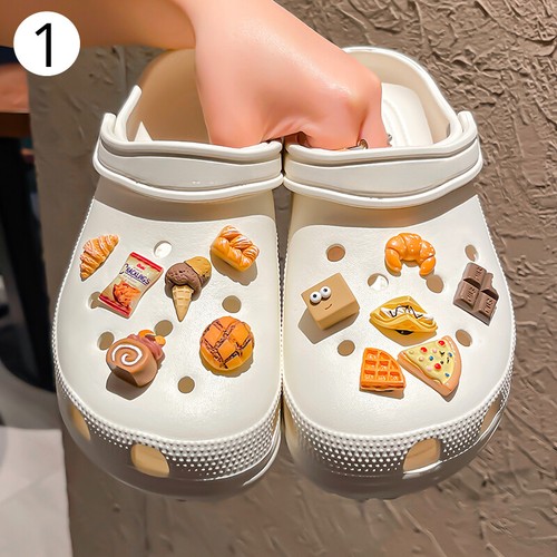 10x DIY Shoes Accessories shoes Buckle for Croc Charms shoes Buttons Decor - Picture 2 of 19