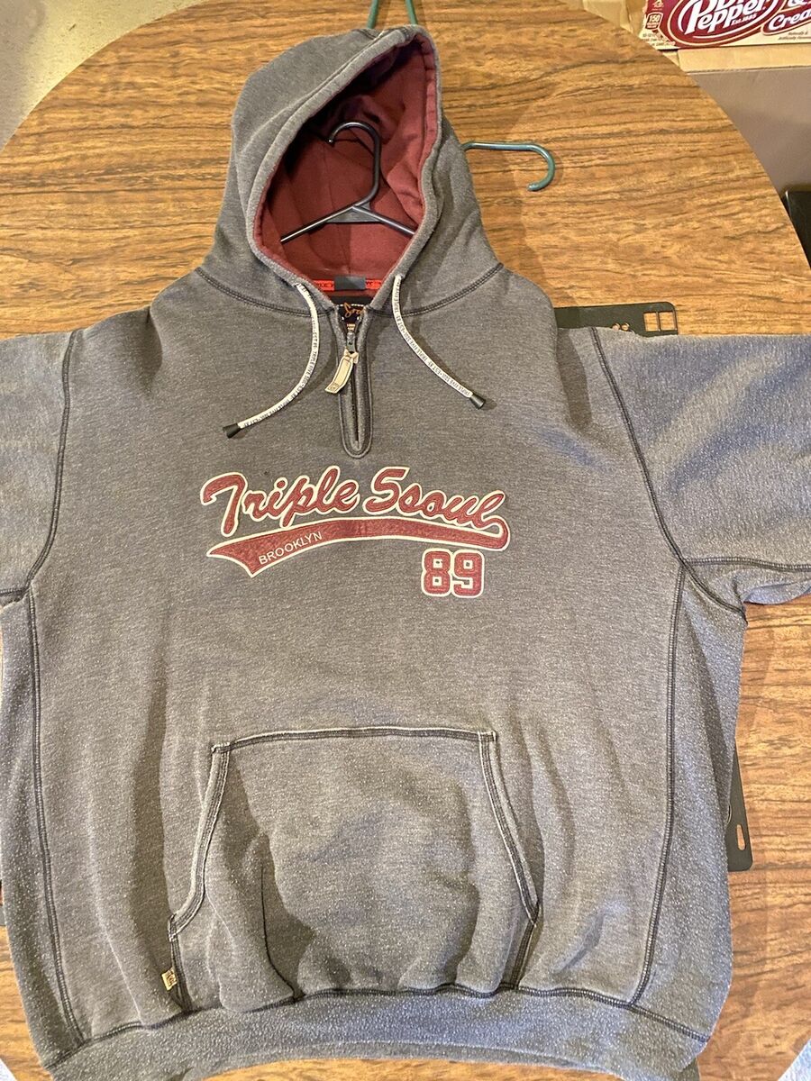 Original Vintage Y2K Triple Five Soul NYC 2XL Hooded Sweatshirt Brooklyn Hoodie Original Vintage Y2K Triple Five Soul NYC 2XL Hooded Sweatshirt Brooklyn Hoodie