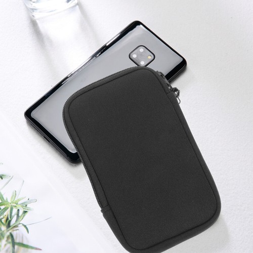 Neoprene Cell Phone Sleeve Zippered Travel Pouch Holder for iPhone Samsung - 第 9/12 張圖片