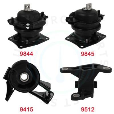 Engine Motor Transmission Mount For 09-15 Honda Pilot 3.5L 9844 9845 9415 9512