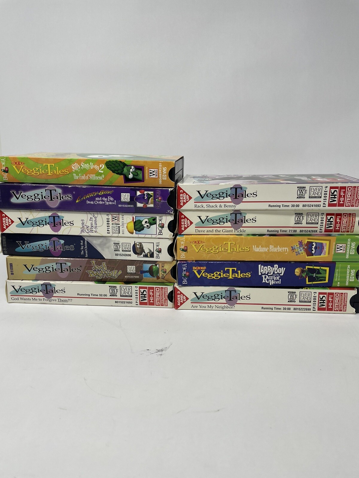 Lot of 11 Veggie Takes VHS Tapes eBay