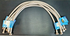 6 PACK Stainless Braided Faucet Sink Supply Line 3/8" Compression X 1/2" X 30"