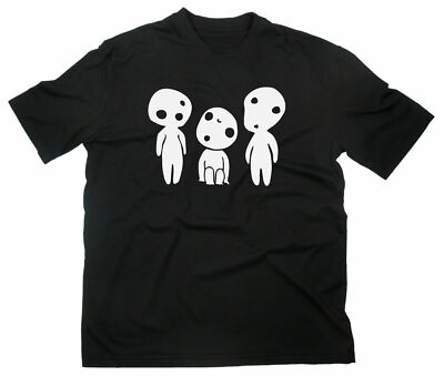 Kodama Baumgeist Geist Fan T-Shirt Fanshirt Japan No Face Mononoke Prinzessin