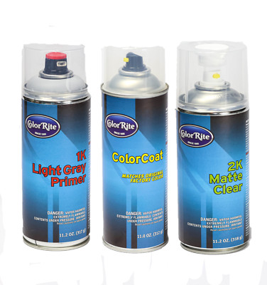 Kawasaki 51B Metallic Matte Carbon Gray #3232 AEROSOL 3 CAN KIT, TOUCH UP PAINT