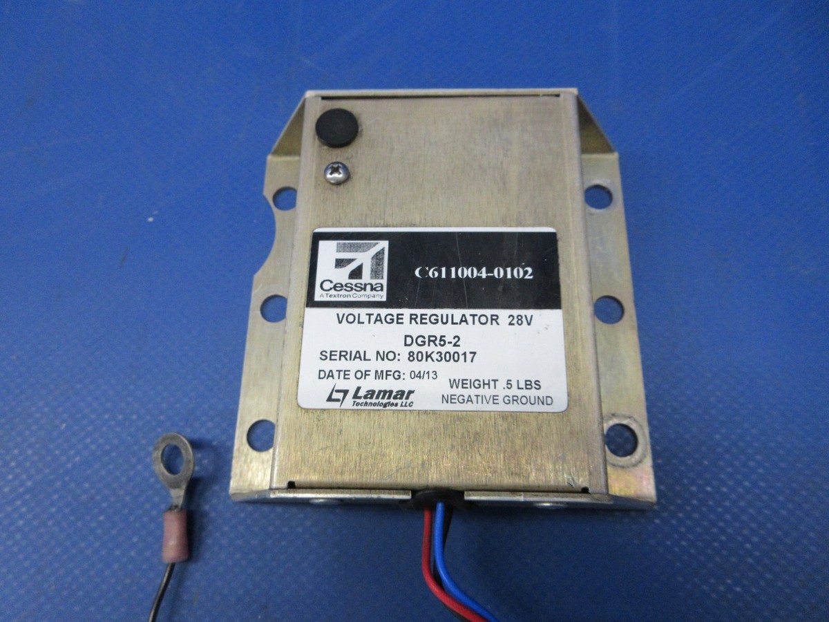 Cessna Lamar Technologies Voltage Regulator 28v P/N C611004