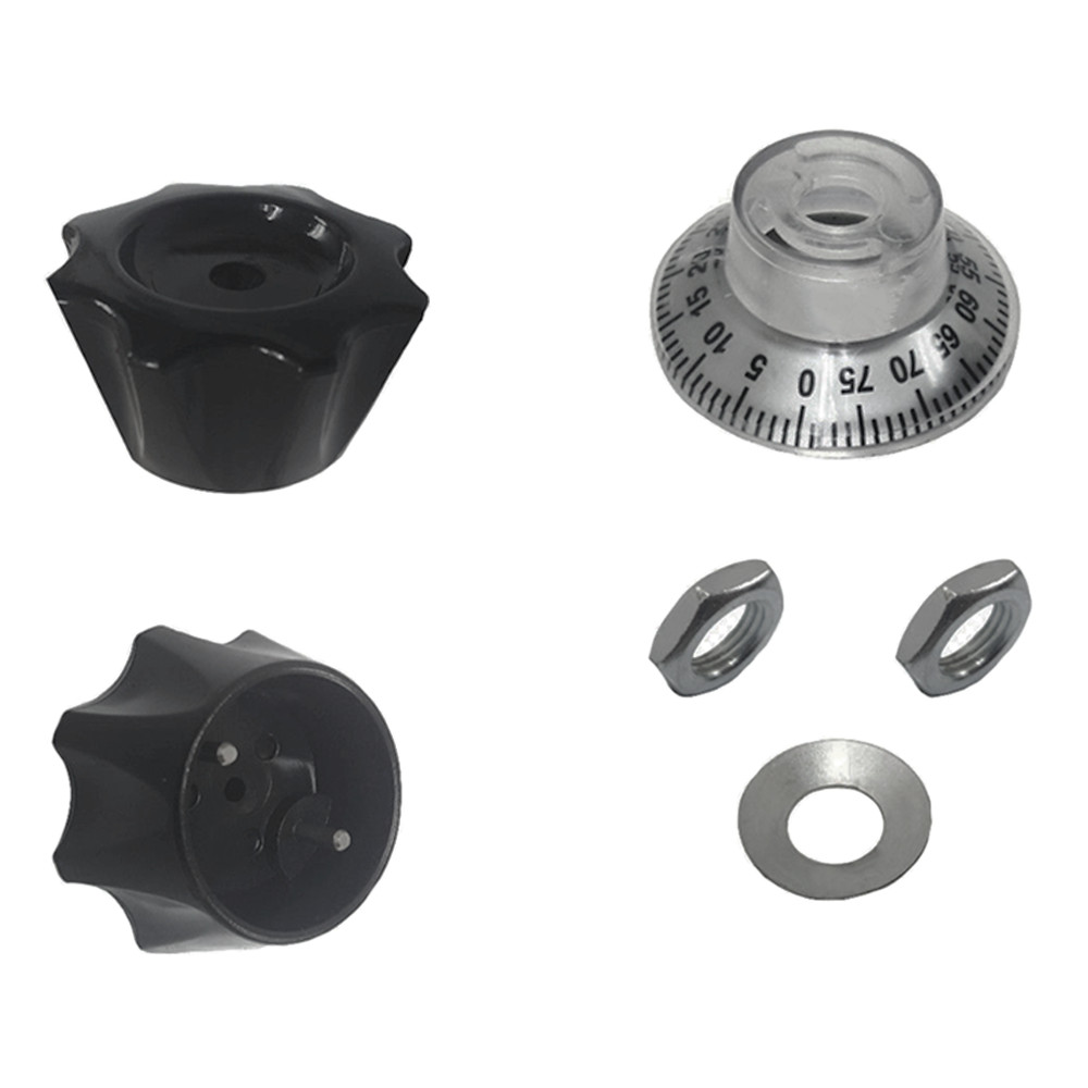 Hobart slicer Indexing knob dial and nuts for models 512 thru 1912