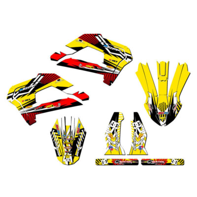 21-23 SRX Cx 50 Mayhem Gelb Senge Grafiken Set Kompatibel Mit Cobra