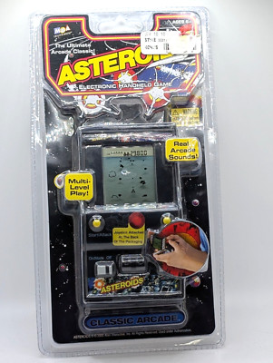 NEW MGA Entertainment Asteroids Electronic Handheld Game Classic Arcade