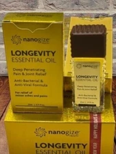 Nanogize Health LONGEVITY ESSENTIAL OIL Deep Penetrating 21mL/0.71 ( Box of 6  )