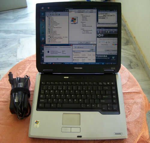 Toshiba Satellite SA40 laptop 15” Pentium 4, 3.0GHz parallel Win XP -a20 a40 pro - Picture 1 of 15