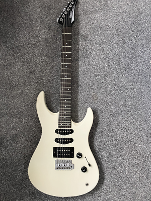 yamaha RGX112 1980's electric guitar, white with black neck | eBay