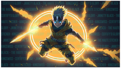Digital Image Photo Wallpaper Background AI Art Anime Naruto Star Wars Style