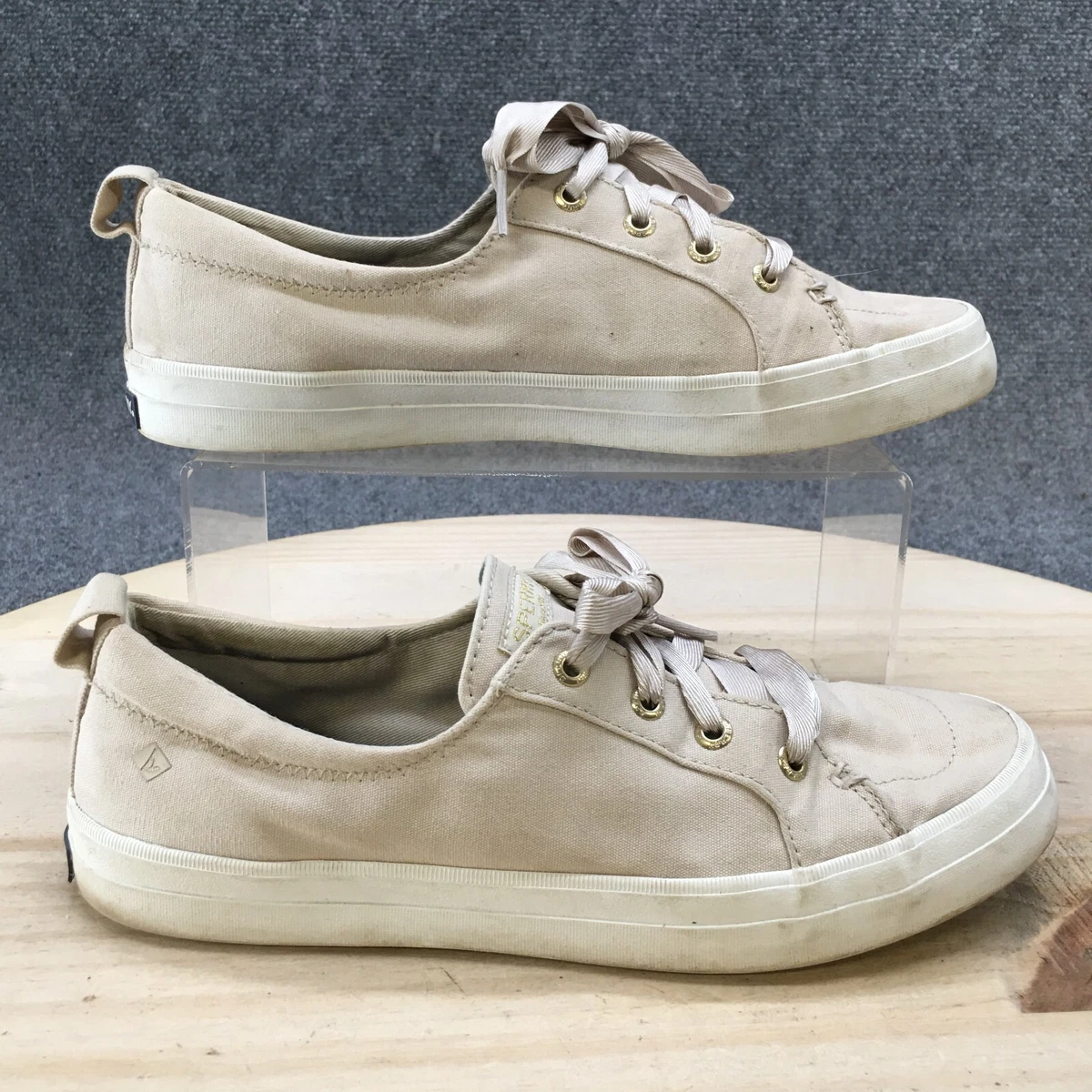 Sperry Shoes Womens 10 Low Top Lace Up Sneakers Comfort STS82716