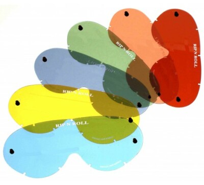 Smith Speed Goggle Roll Off Lens 3er Pack Clear/Colored #