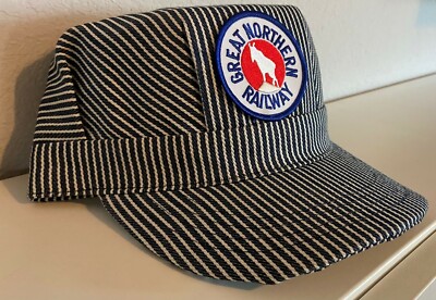Engineer/Conductor Cap/Hat-(GN)Great Northern Railway-adjustable-Adult or Child 