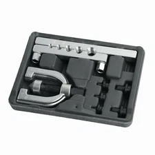 5 Sizes Automotive Brake Line Double Flaring Tool Set with adapters Kit