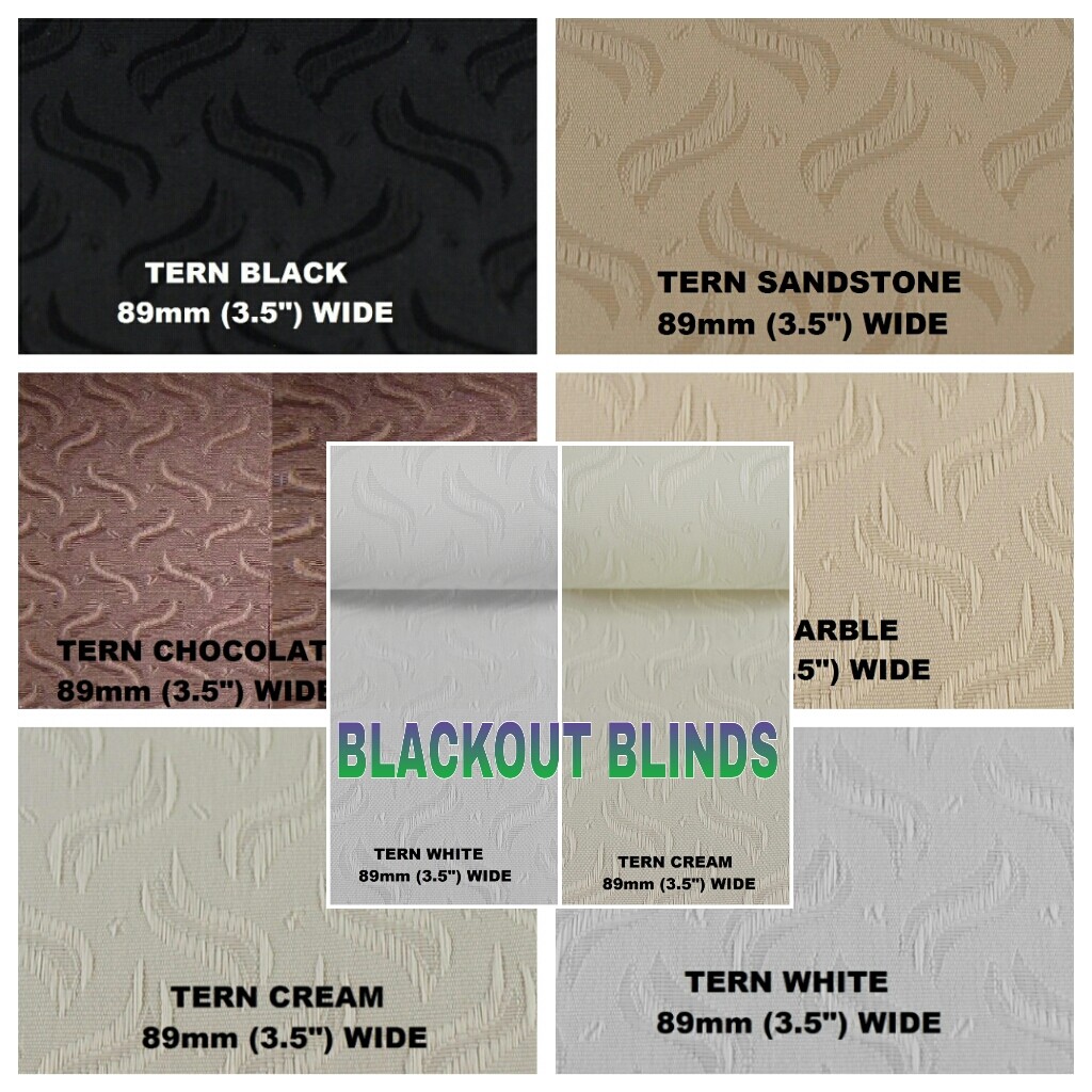 MADE TO MEASURE VERTICAL BLIND REPLACEMENT SLATS LOUVRES 89mm (3.5