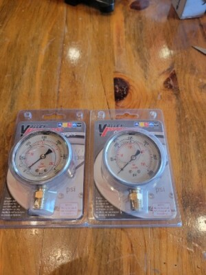 #ad Valley Instruments 2 1 2quot;Dial 0 to 3000 PSI 0 to 200Bar kPa Pressure Gauge2pk $19.99