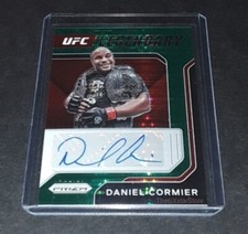 2022 Panini Prizm UFC Daniel Cormier AUTOGRAPHED Card Legendary Refractor 03/25