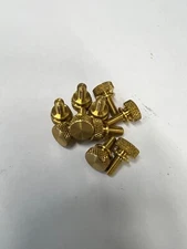 Knurled Thumb Screw Brass 10-32 Thread 3/8 length - 10 Pieces -  7109B