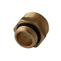 "Reduziernippel 1/2\" X 3/4\" Ag/Ag Mit O-Ring, Messing, Trinkwasser Geeignet"