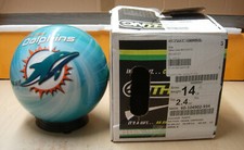 14 2oz, TW 2.4 NFL 2013 Miami Dolphins OTBB Viz A Ball Polyester Bowling Ball
