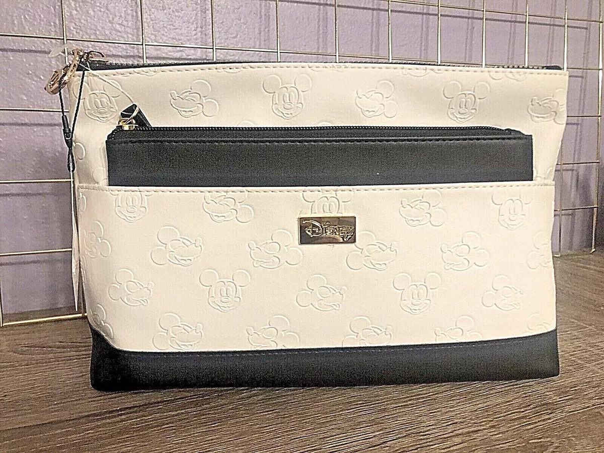 Disney Mickey Mouse Cosmetic Travel Bag w Removable Pouch Primark Exclusive New
