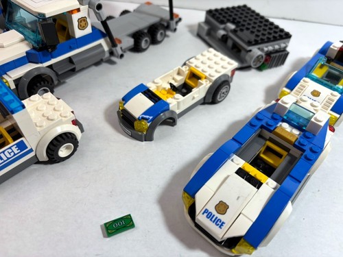 LEGO LOTE A GRANEL B07MS2: Camión de Policía Parcial, helicóptero, coches, etc. Ver descripción - Imagen 3 de 9