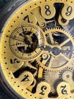 N.E.W. CO SKELETON POCKET WATCH Runs — photo 4