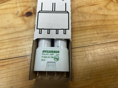 Sylvania FT40DL/841/RS 40 Watt 2G11 Base 4 Pin 4100K Color Duo Tube Fluorescent