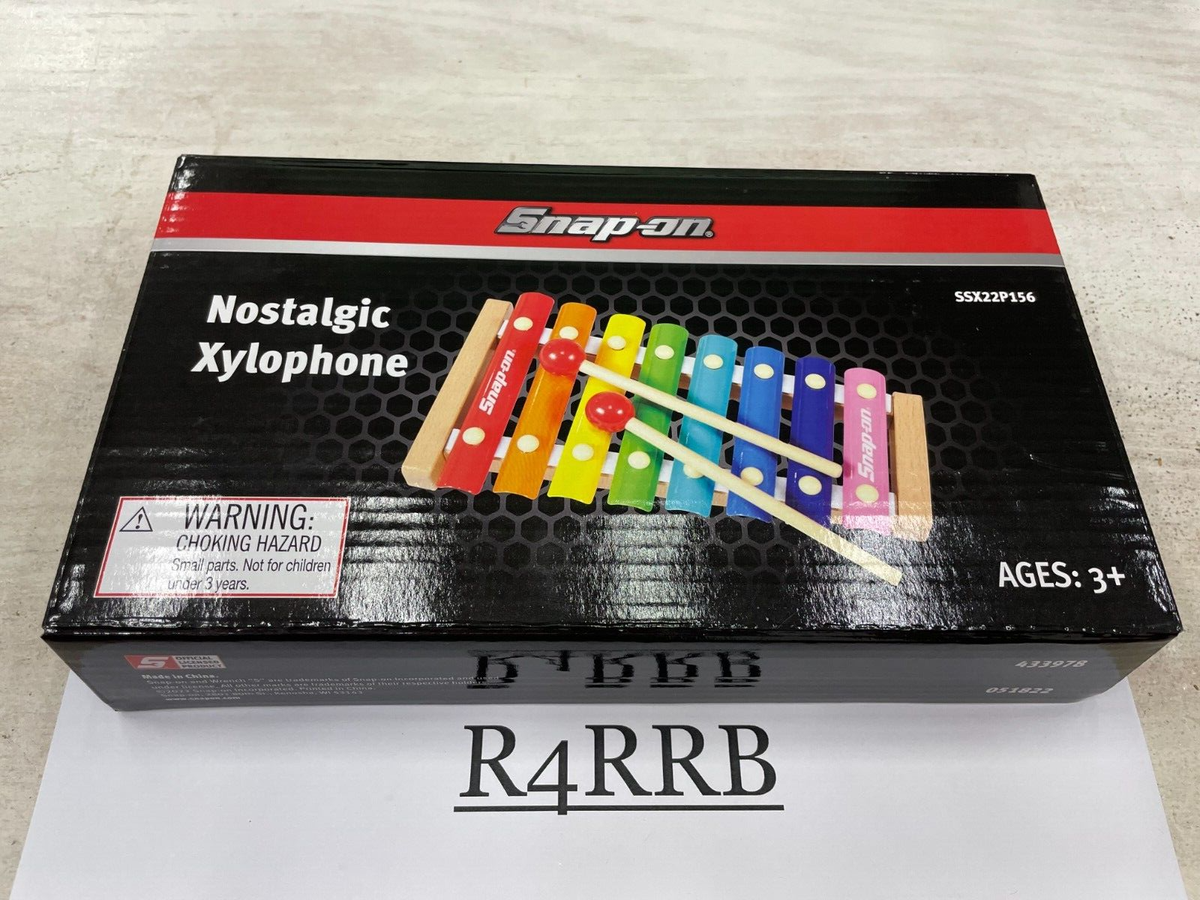 Snap-on Tools Colorful Nostalgic Xylophone Collectible Toy