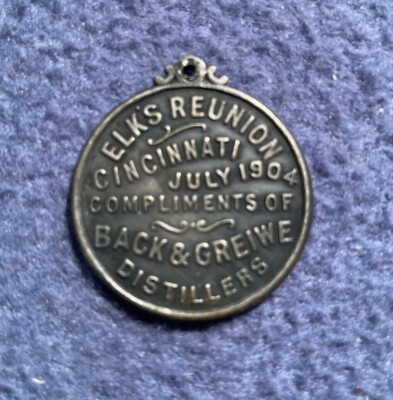Vintage Elks Cincinnati Medal 
