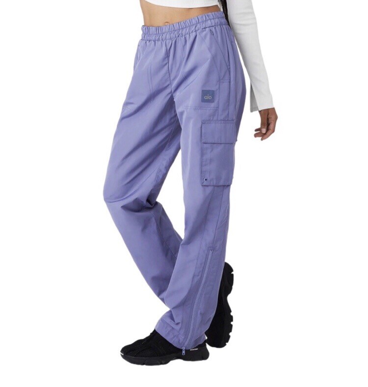 Alo Yoga International Wide Leg City Pant Infinity Blue S | eBay