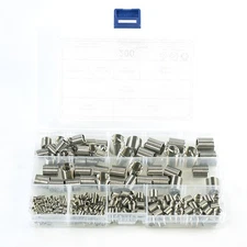 200Pcs/Set 304 Stainless Steel Thread Repair Insert Kit M3 M4 M5 M6 M8 M10 M12