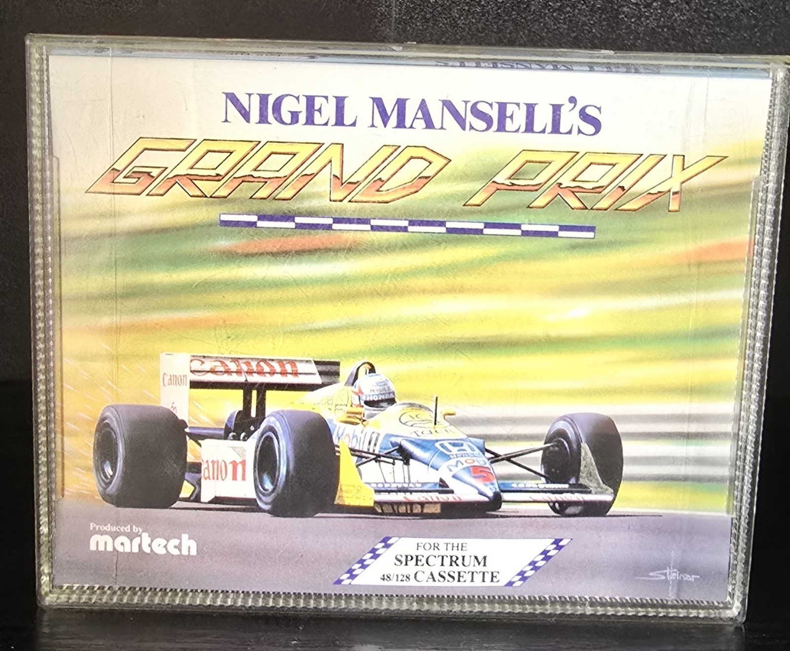 Nigel Mansell’s Grand Prix ZX Spectrum Cassette | Complete w Manual | 48K 128K
