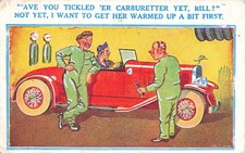 Postcard Transport Car Repair Seaside Humorous c1957 Comicard