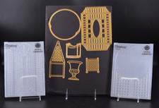 Anna Griffin TRELLIAGE 6 Cutting Dies 2 Embossing Folders 5x7 Unused