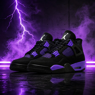Jordan 4 ''Purple Thunder'' CT8527-018 Men's Size US 11.5 NEW