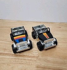 2 Tonka Jeep Wrangler 5" 812892 Black 1979 Plastic Car Truck Toy