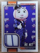 2026 Topps Celebration Series 1 Mr. Met Mascot  MASCOT WORN MEMORABILIA MAS-MRM