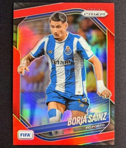 Borja Sainz 2025-26 Panini Prizm FIFA Red Base /149 #261