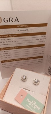 OHRRINGE LICHTPUNKTE FANTASY MOISSANIT MM 6,5X2 CT.2,00 D COLOUR VVS1 EXPLOIT