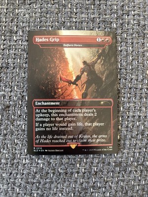 Sulfuric Vortex Hades Grip Magic The Gathering Secret Lair PlayStation  Foil 