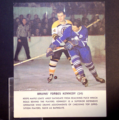 ANDY BATHGATE  FORBES KENNEDY 1964/65 Toronto Star Photos  HHOF  kz