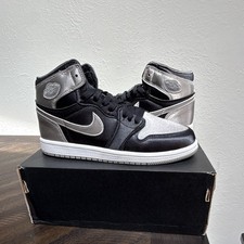 Jordan 1 Retro High OG PS Black Medium Grey W...