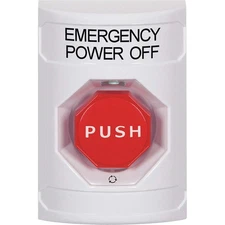 SAFETY TECHNOLOGY INTERNATIONAL SS2309PO-EN Emergency Power Off Push Button,3-1/
