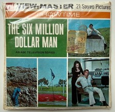 SEALED Vintage 1974 THE SIX MILLION DOLLAR MAN ABC-TV Viewmaster Packet