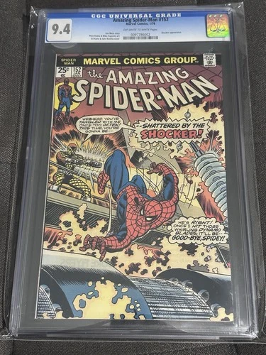 AMAZING SPIDER-MAN #152 (MARVEL 1976) DOCTOR OCTOPUS | SHOCKER | CGC 9.4